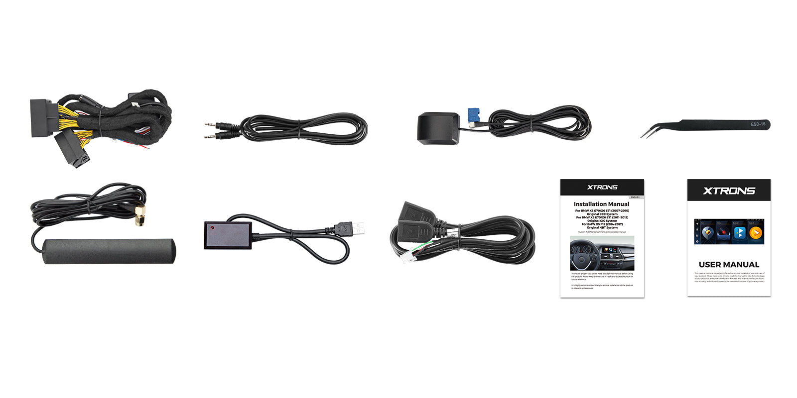 XTRONS QLB22EVB12X5N 12.3" Android Head Unit for BMW X5/X6 4GB 64GB