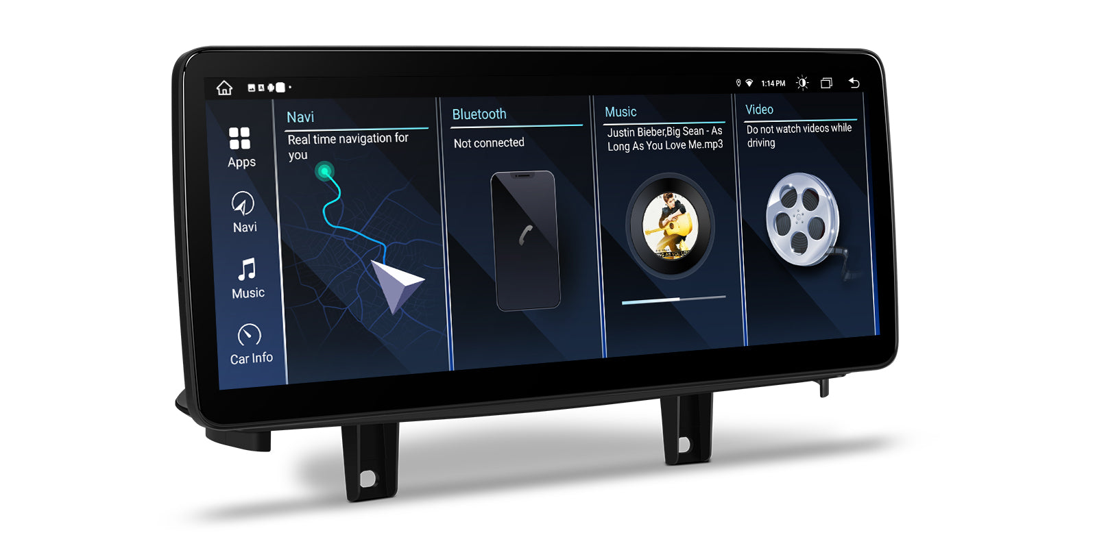 XTRONS QLB22EVB12X5N 12.3" Android Head Unit BMW X5 X6