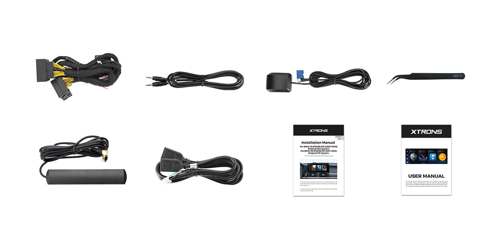 XTRONS QL Series BMW X5/X6 12.3" Android 13 Head Unit 4GB 64GB