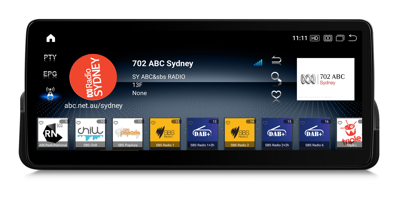 XTRONS QL Series 12.3in Android 13 Custom-Fit Head Unit BMW 3 Series 4GB 64GB