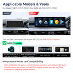 XTRONS BMW X5 X6 QLB42X5EV 14.9in Android 13 Head Unit 4GB 64GB