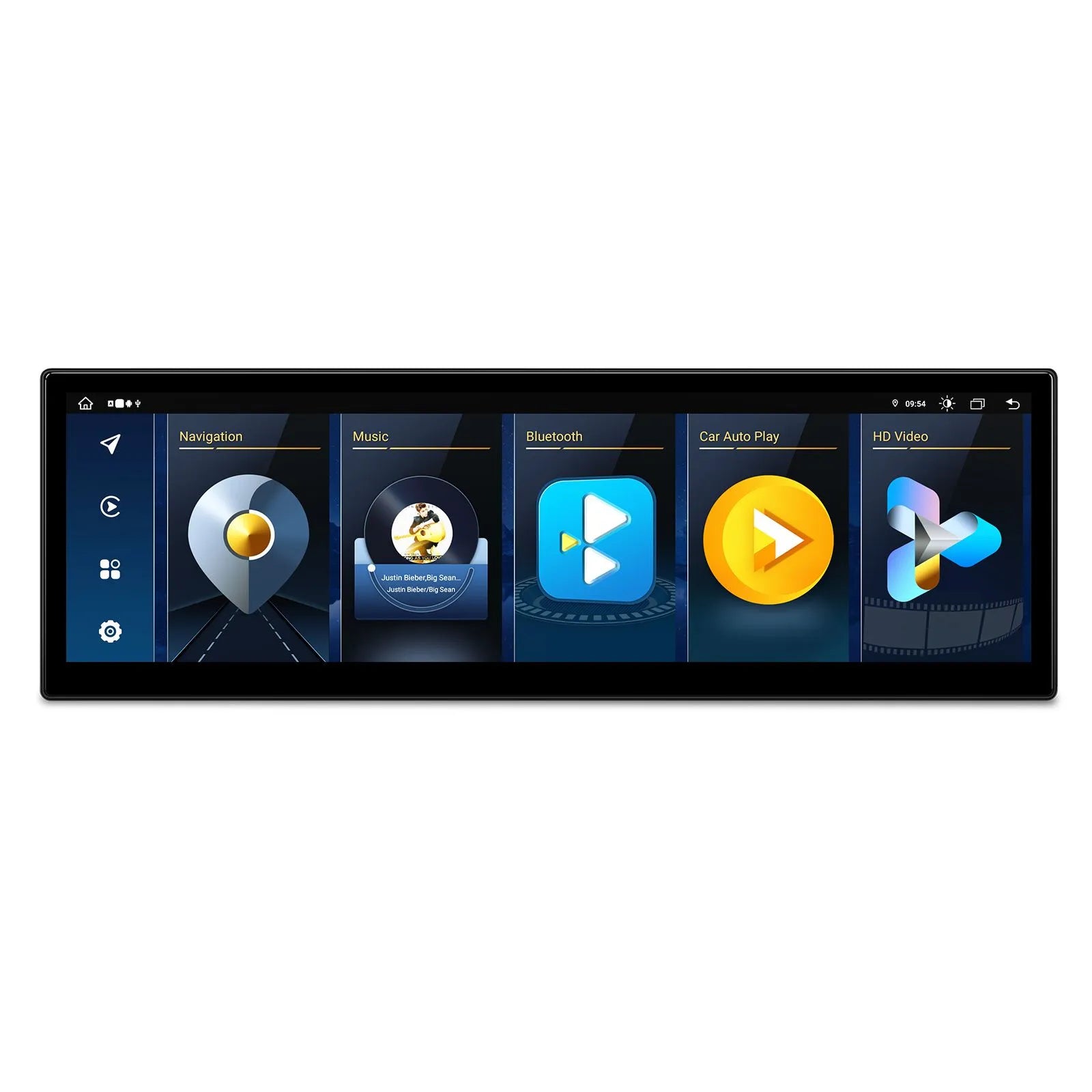 XTRONS QLBH44FVCIGT3 BMW 5 Series 14.9in Android 14 Head Unit
