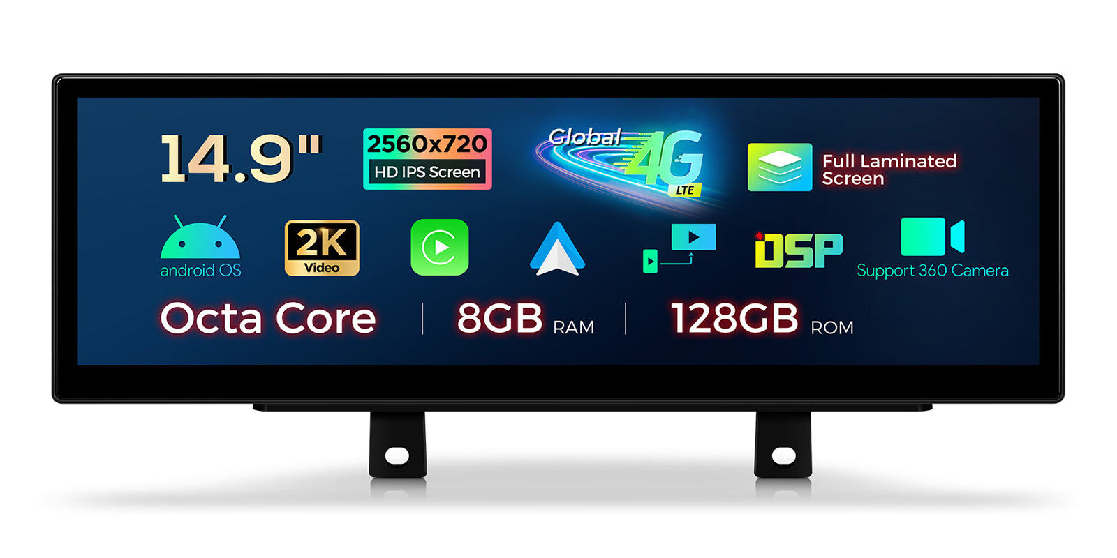 XTRONS QLBH44THNBR3 Android 14 Head Unit 14.9in for BMW 3/4 Series