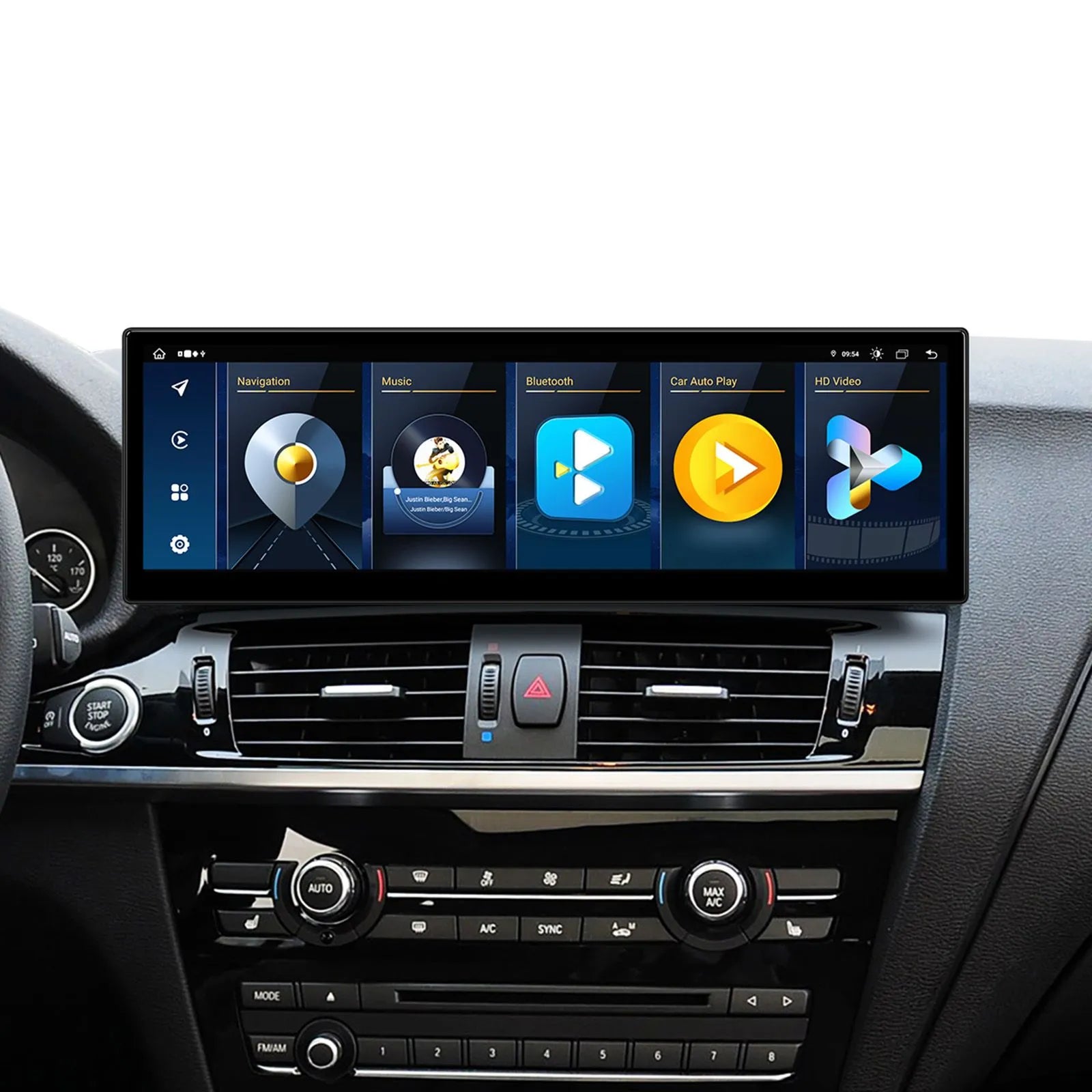 XTRONS QLBH44X3NB3 Custom-Fit Android 14 Car Stereo for BMW X3 X4