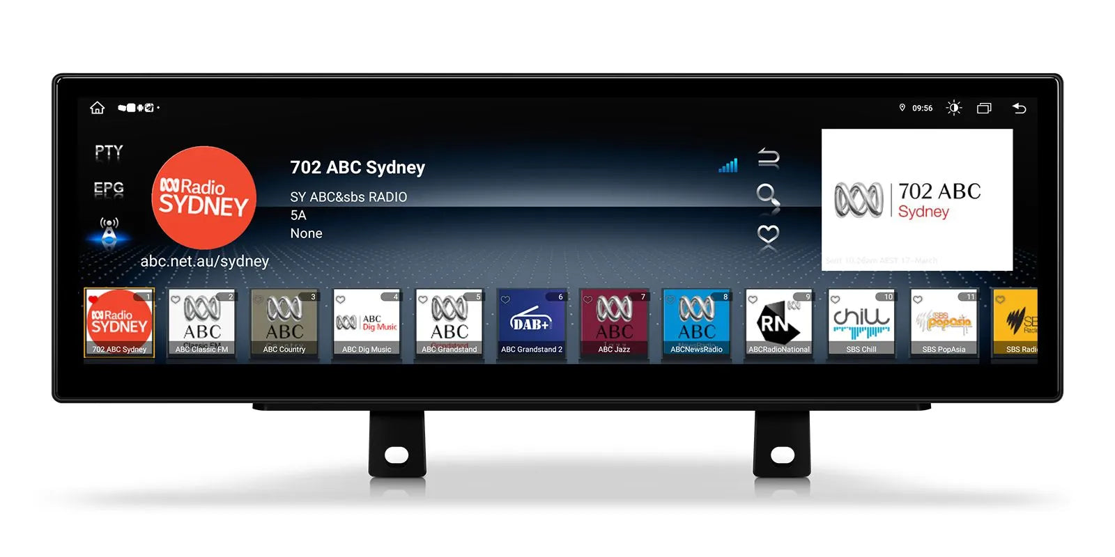 XTRONS QLBX44THNBR Custom-Fit Android 14 Head Unit for BMW 3 Series/4 Series