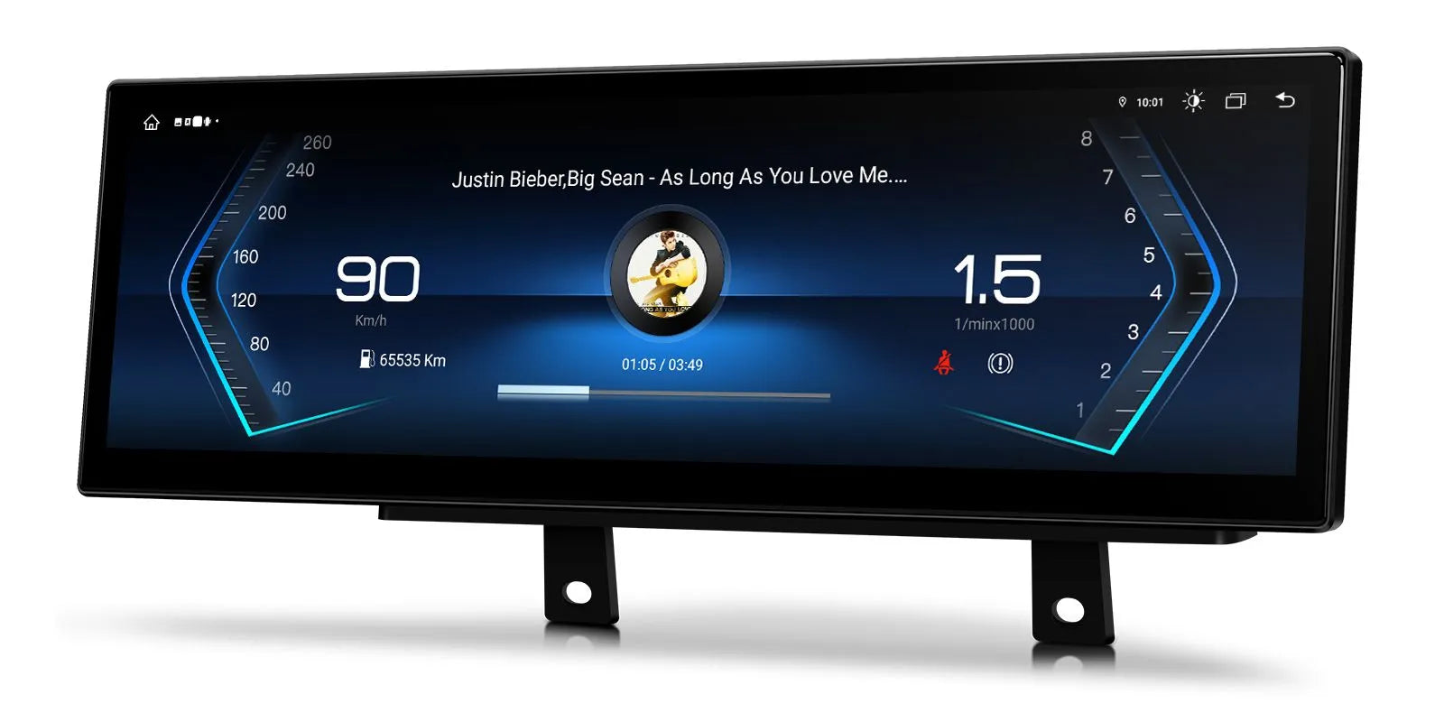 XTRONS QLBX44THNBR Custom-Fit Android 14 Head Unit for BMW 3 Series/4 Series