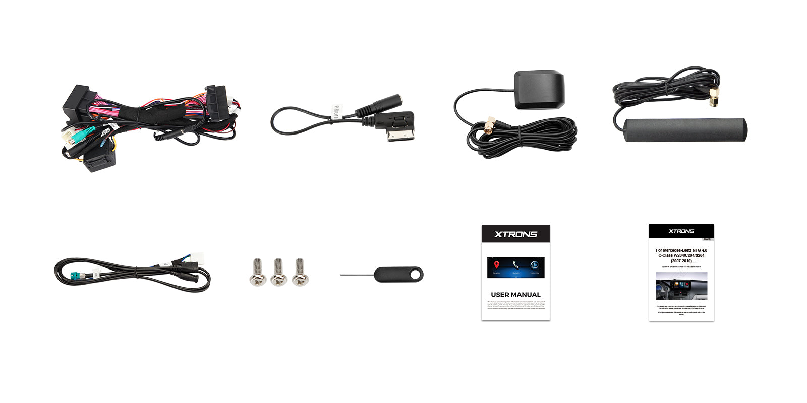 XTRONS Mercedes-Benz 12.3" Android Head Unit Car Stereo | Apple CarPlay & Android Auto | QLM2240M12C40