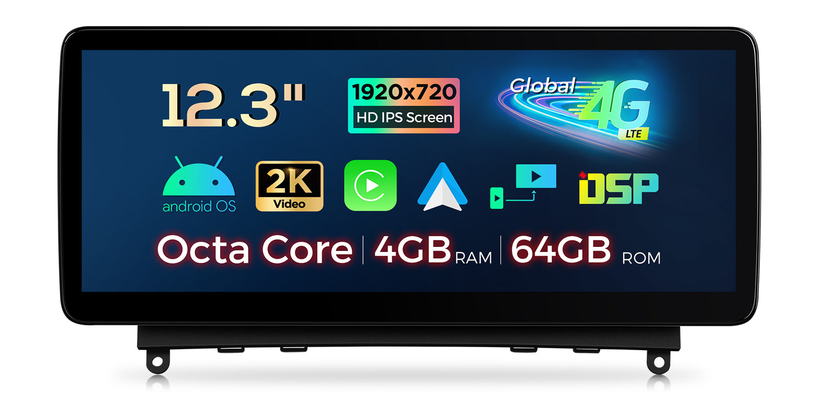 XTRONS QLM2240M12C40 Custom-Fit 12.3-Inch Android Car Stereo for Mercedes W204