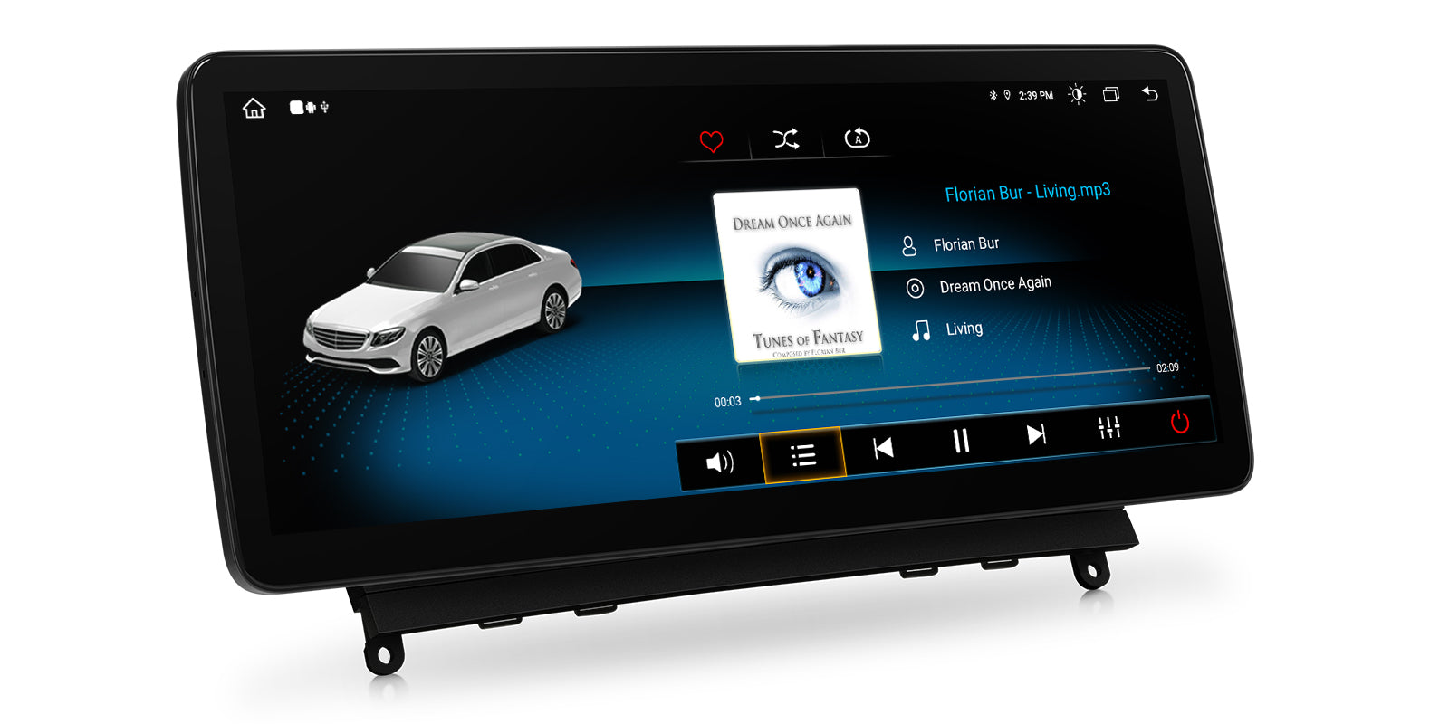 XTRONS QLM2240M12C40 Custom-Fit 12.3-Inch Android Car Stereo for Mercedes W204
