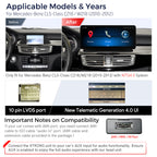 XTRONS QLM2240M12CLS Mercedes-Benz Custom-Fit 12.3in Android 13 Head Unit