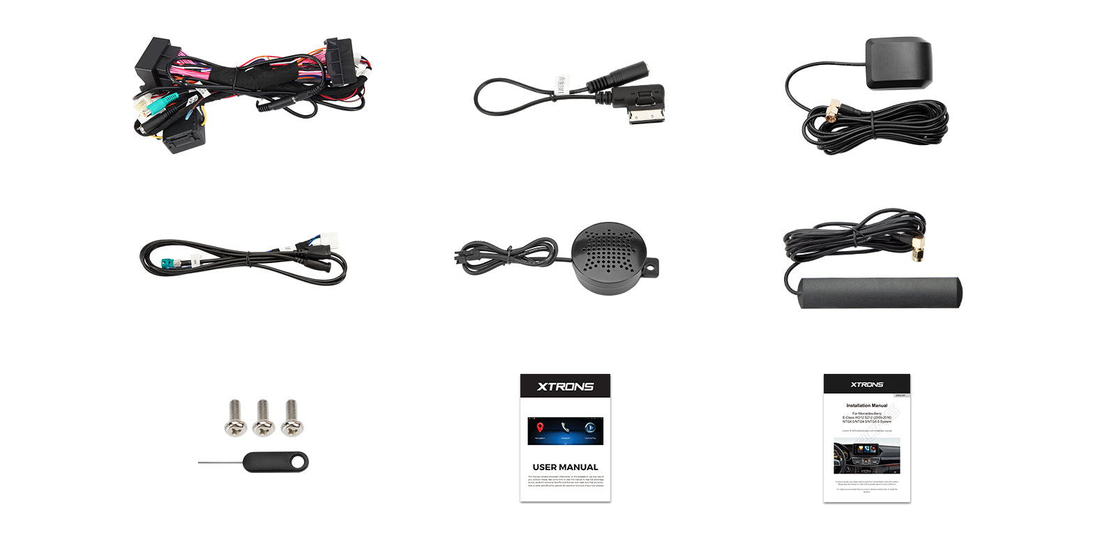 XTRONS QLM2240M12ER 12.3in Custom-Fit Android Head Unit for Mercedes