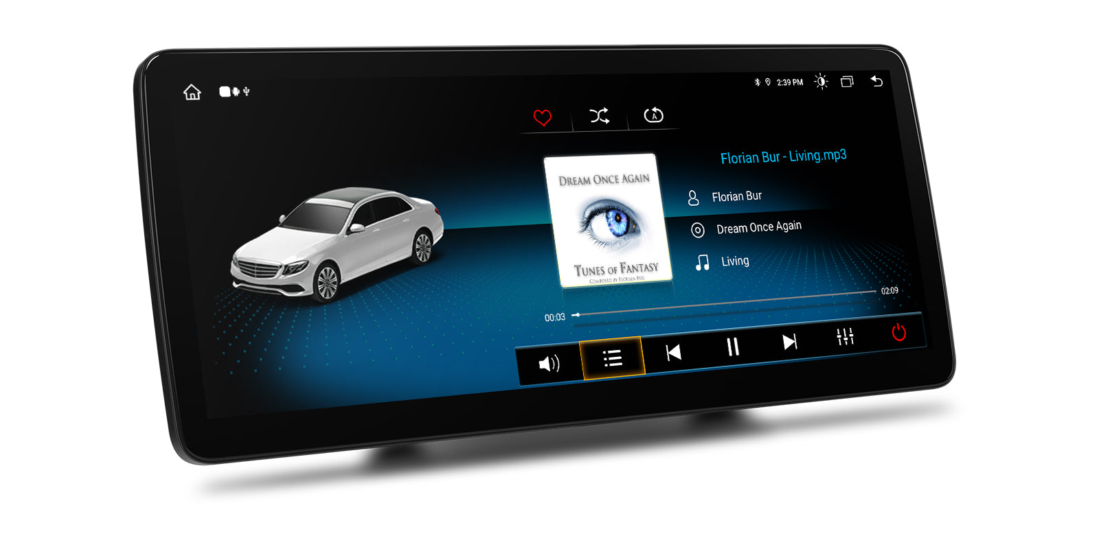 XTRONS QLM2245 Mercedes-Benz 12.3in Android Head Unit with Wireless CarPlay