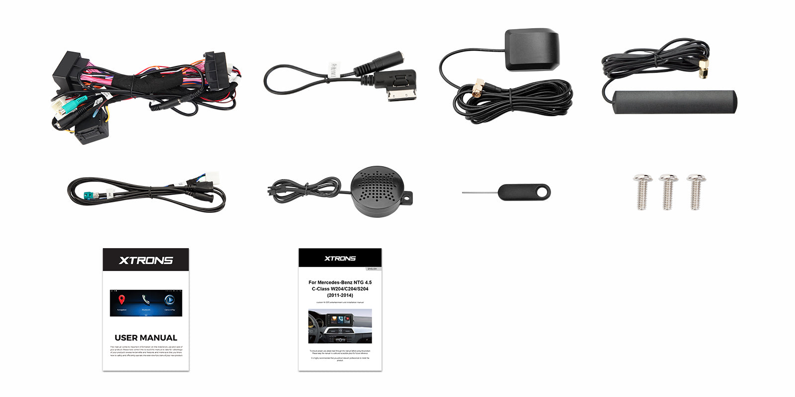 XTRONS QLM2245M12C45R Mercedes-Benz C-Class 12.3in Android 13 Head Unit