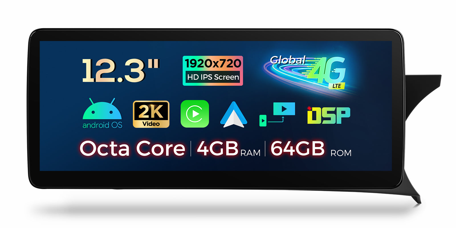 XTRONS QLM2245M12C45R Mercedes-Benz C-Class 12.3in Android 13 Head Unit