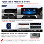 XTRONS QLM2245M12C45R Mercedes-Benz C-Class 12.3" Android Head Unit Car Stereo with Wireless CarPlay