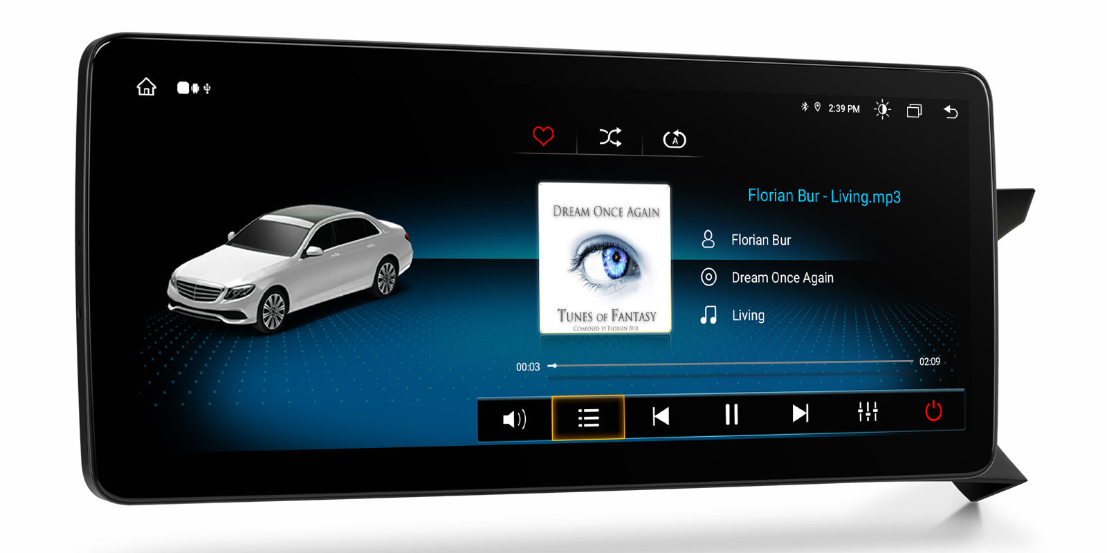 XTRONS QLM2245M12C45R Mercedes-Benz C-Class 12.3in Android 13 Head Unit