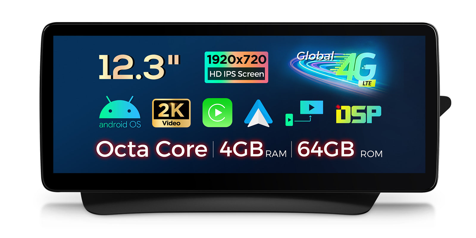 XTRONS QLM2245M12ECR 12.3" Android 13 Head Unit Mercedes E-Class