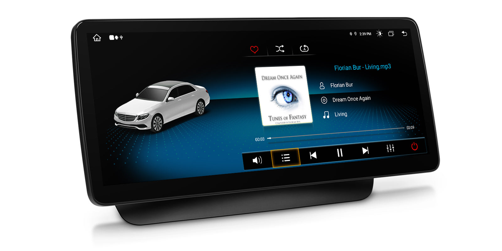 XTRONS QLM2245M12ECR 12.3" Android 13 Head Unit Mercedes E-Class