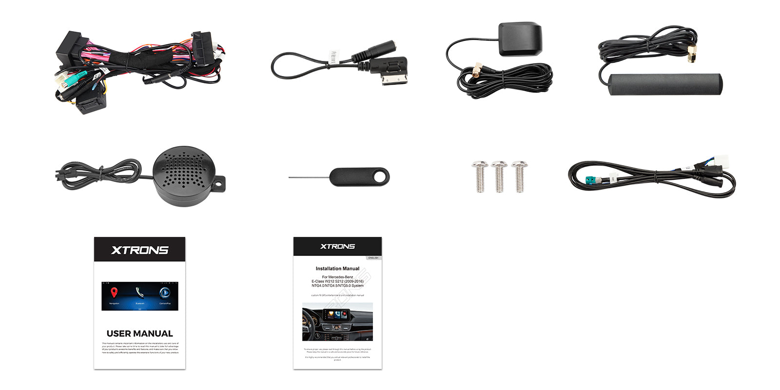 XTRONS QLM2245M12ER Mercedes-Benz Custom-Fit Android 13 Head Unit, 12.3in