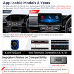 XTRONS QLM2245M12ER Mercedes-Benz Custom-Fit Android 13 Head Unit, 12.3in