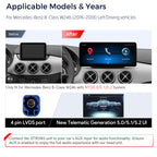 XTRONS QLM2250M12BR Mercedes Custom-Fit Android Head Unit with Wireless CarPlay