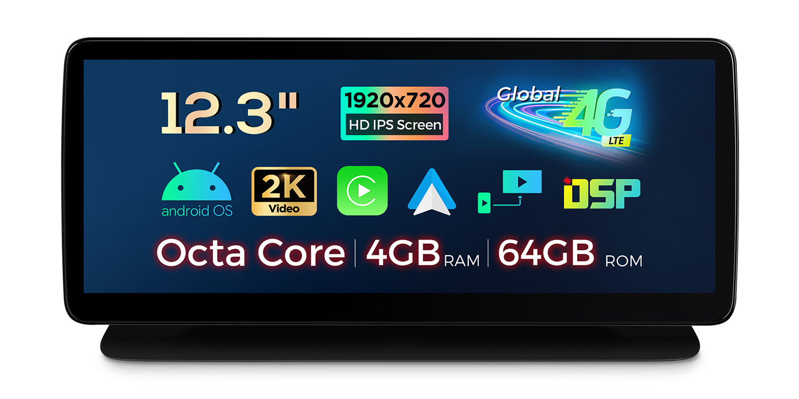 XTRONS QLM2250M12CLS 12.3in Android Head Unit Car Stereo for Mercedes-Benz Various
