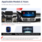 XTRONS QLM2250M12CLS 12.3in Android Head Unit Car Stereo for Mercedes-Benz Various
