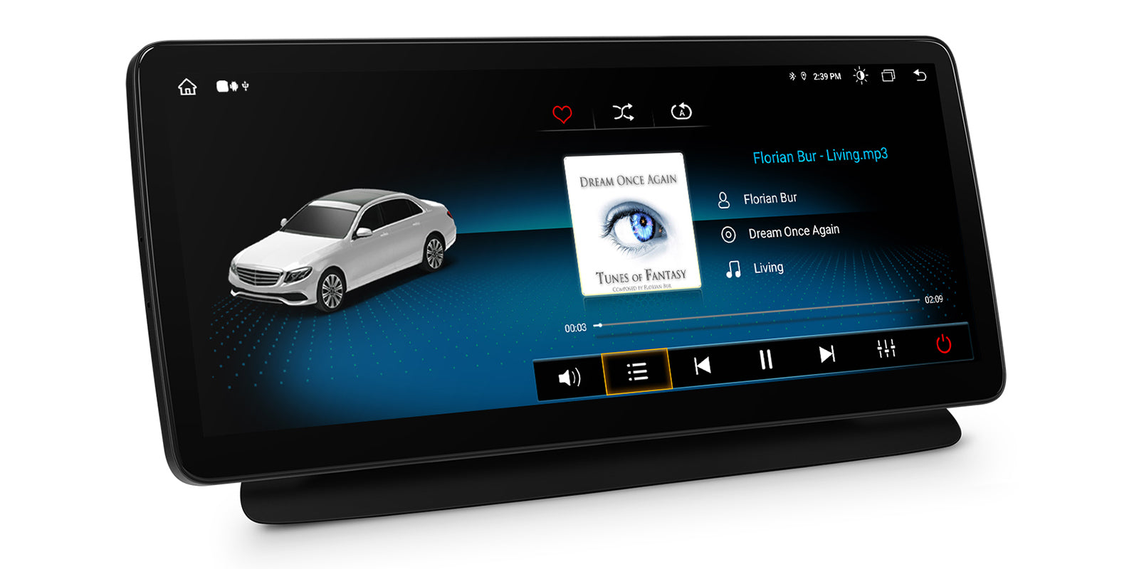 XTRONS QLM2250M12CLS 12.3" Android Car Stereo for Mercedes-Benz CLS-Class