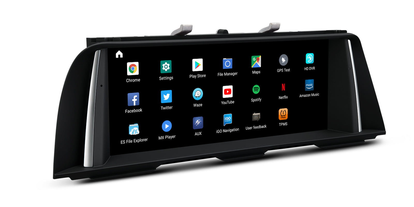 XTRONS QSB12FVCI Qualcomm 4GB 64GB BMW 5 Series 10.25in Android 12 Head Unit