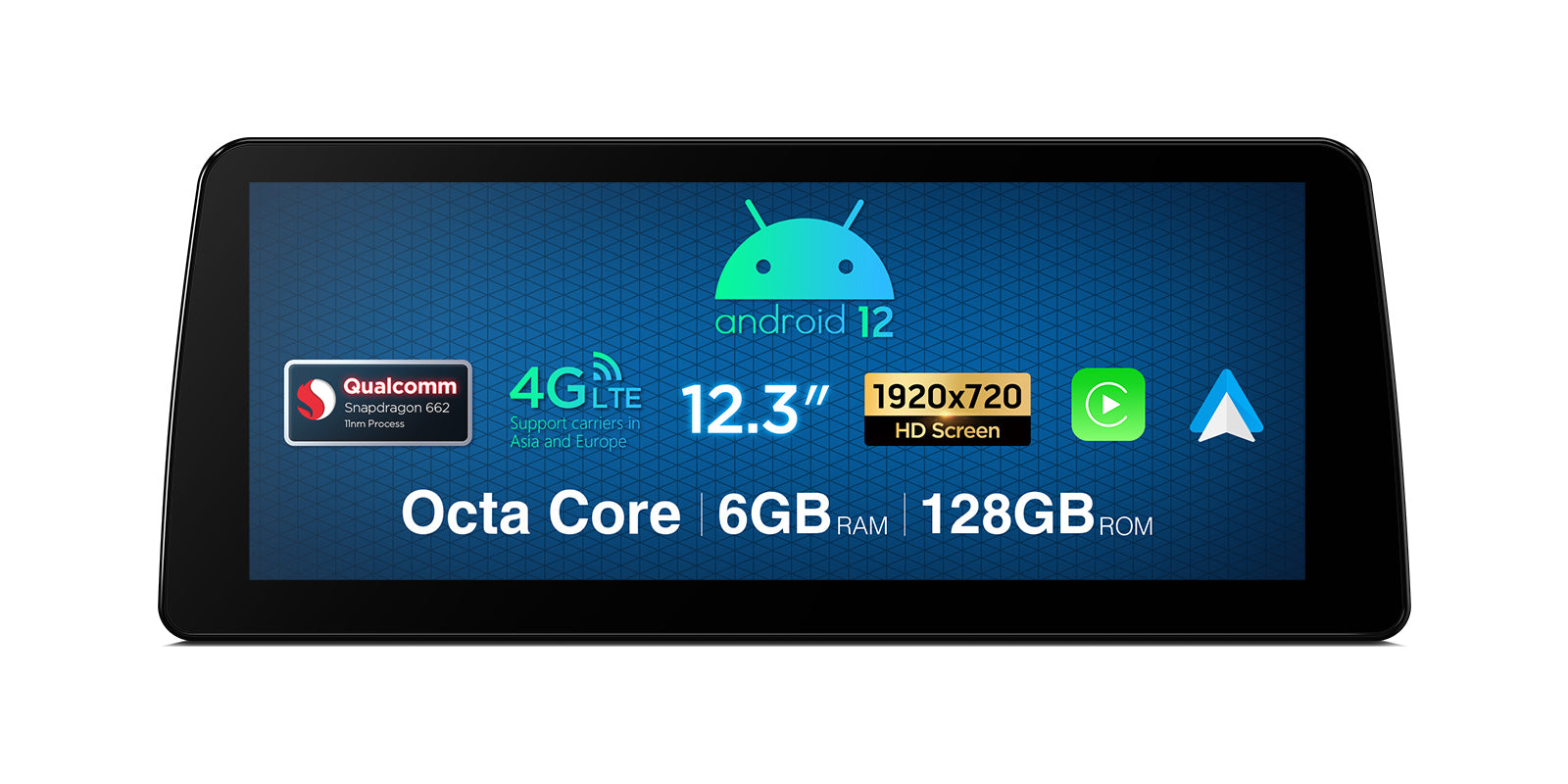 XTRONS 12.3" Android Head Unit Car Stereo Wireless CarPlay BMW QXB2260CI