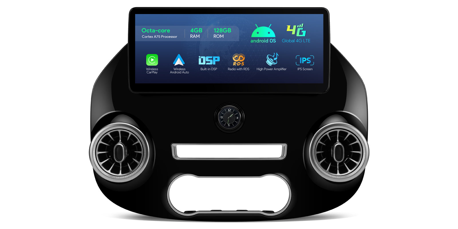 XTRONS IAH24M447 Android Head Unit Wireless CarPlay for Mercedes Vito W447