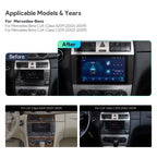 XTRONS IA Android 14 Head Unit Wireless CarPlay Mercedes CLK-Class