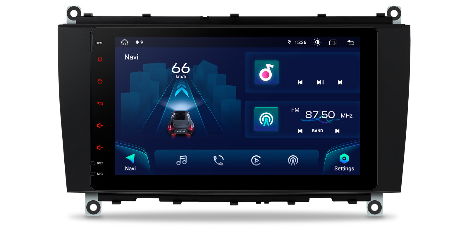 XTRONS IAH84M209SL 8in Android Car Stereo Wireless CarPlay for CLK-Class