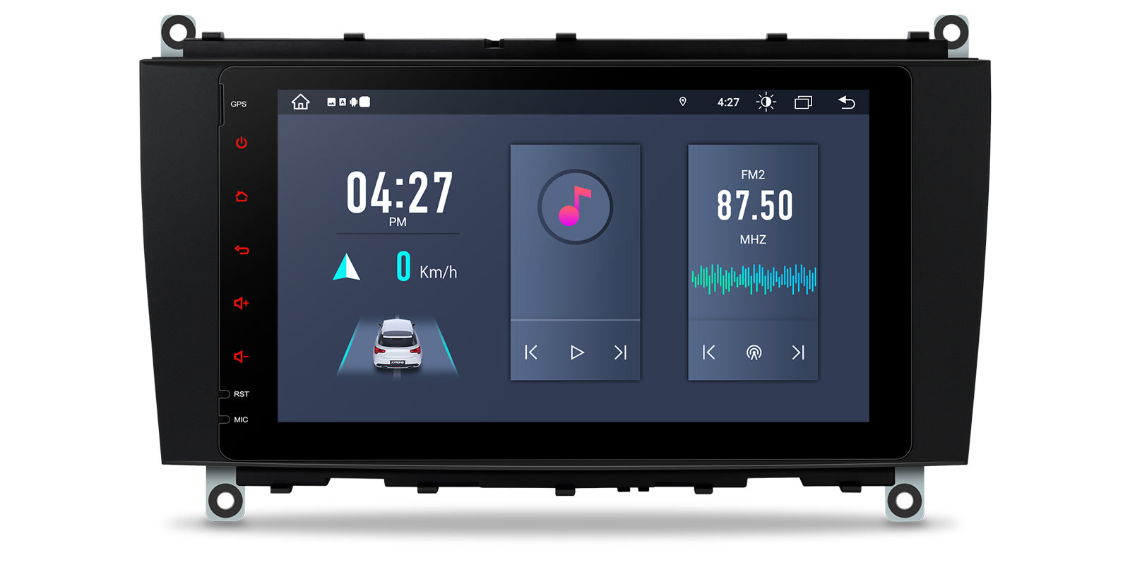 XTRONS IAH84M209SL 8in Android Car Stereo Wireless CarPlay for CLK-Class