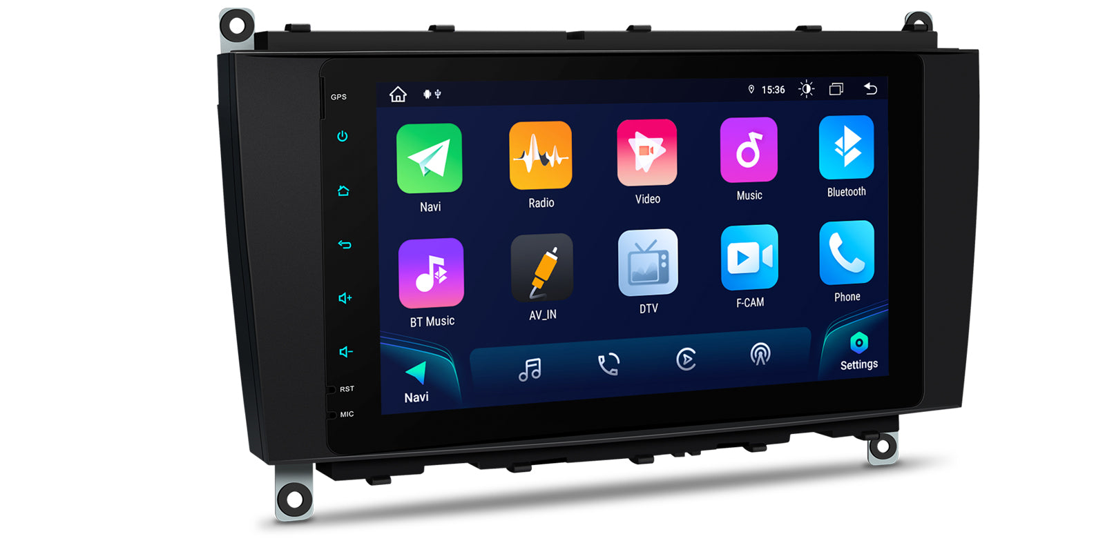 XTRONS IA Android 14 Head Unit Wireless CarPlay Mercedes CLK-Class