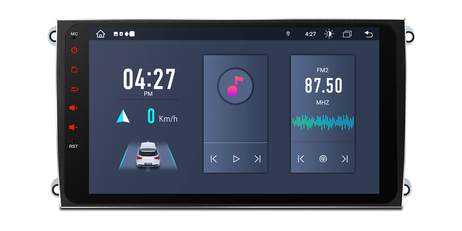 XTRONS IAH94CYPL 9" Android Car Stereo Wireless CarPlay for Porsche Cayenne 2003-2010