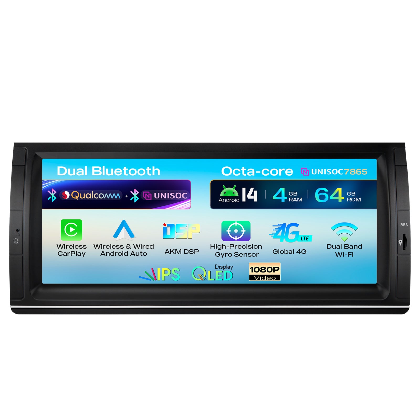 XTRONS IM1453BH 10.25in Android 14 Wireless CarPlay Stereo for BMW X5