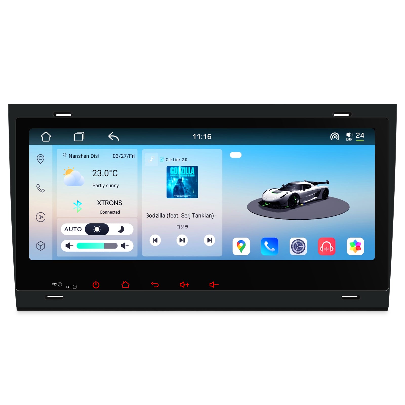 XTRONS Im84a4ah 8.8in QLED Android 14 Car Stereo for Audi Seat