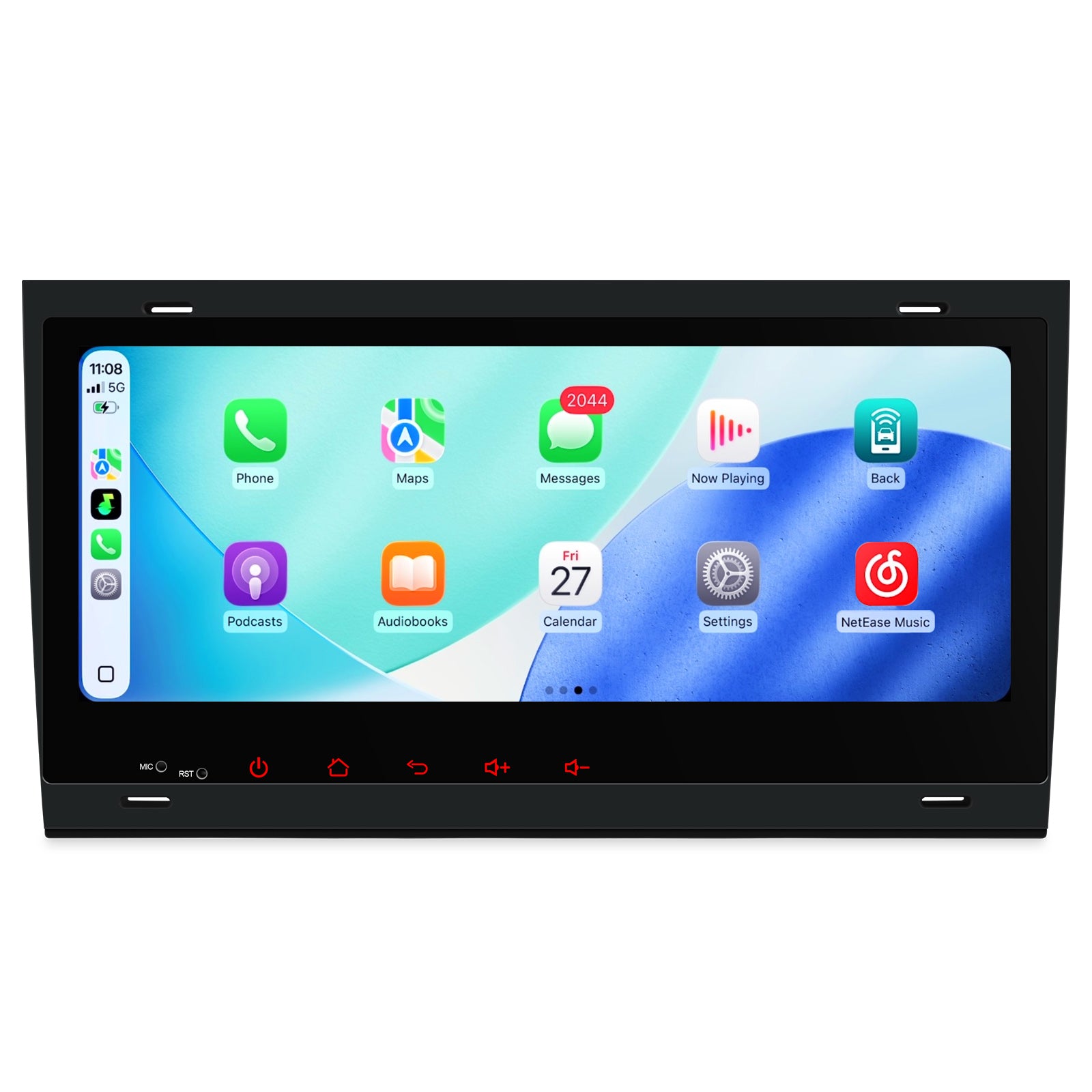 XTRONS Im84a4ah 8.8in QLED Android 14 Car Stereo for Audi Seat
