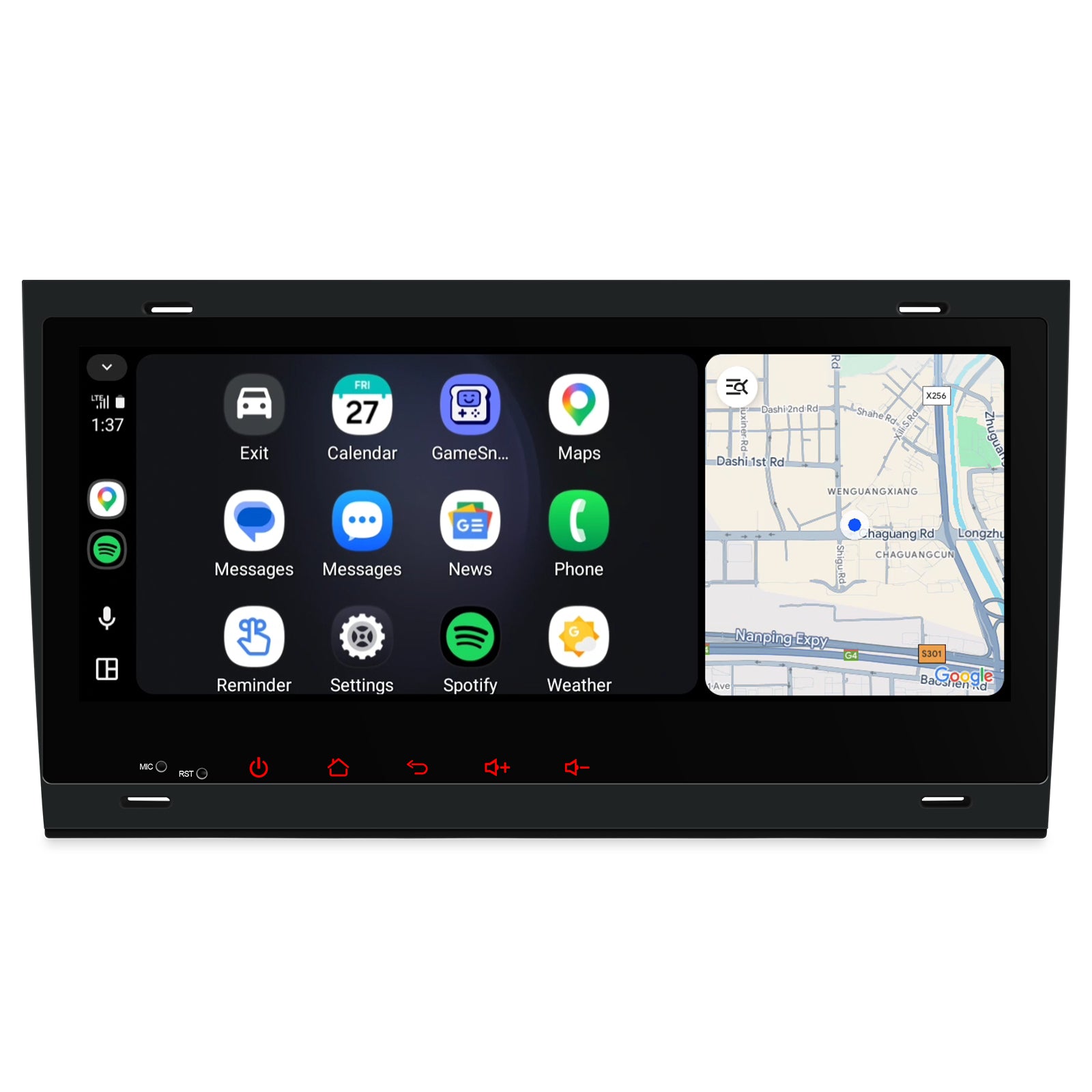 XTRONS Im84a4ah 8.8in QLED Android 14 Car Stereo for Audi Seat