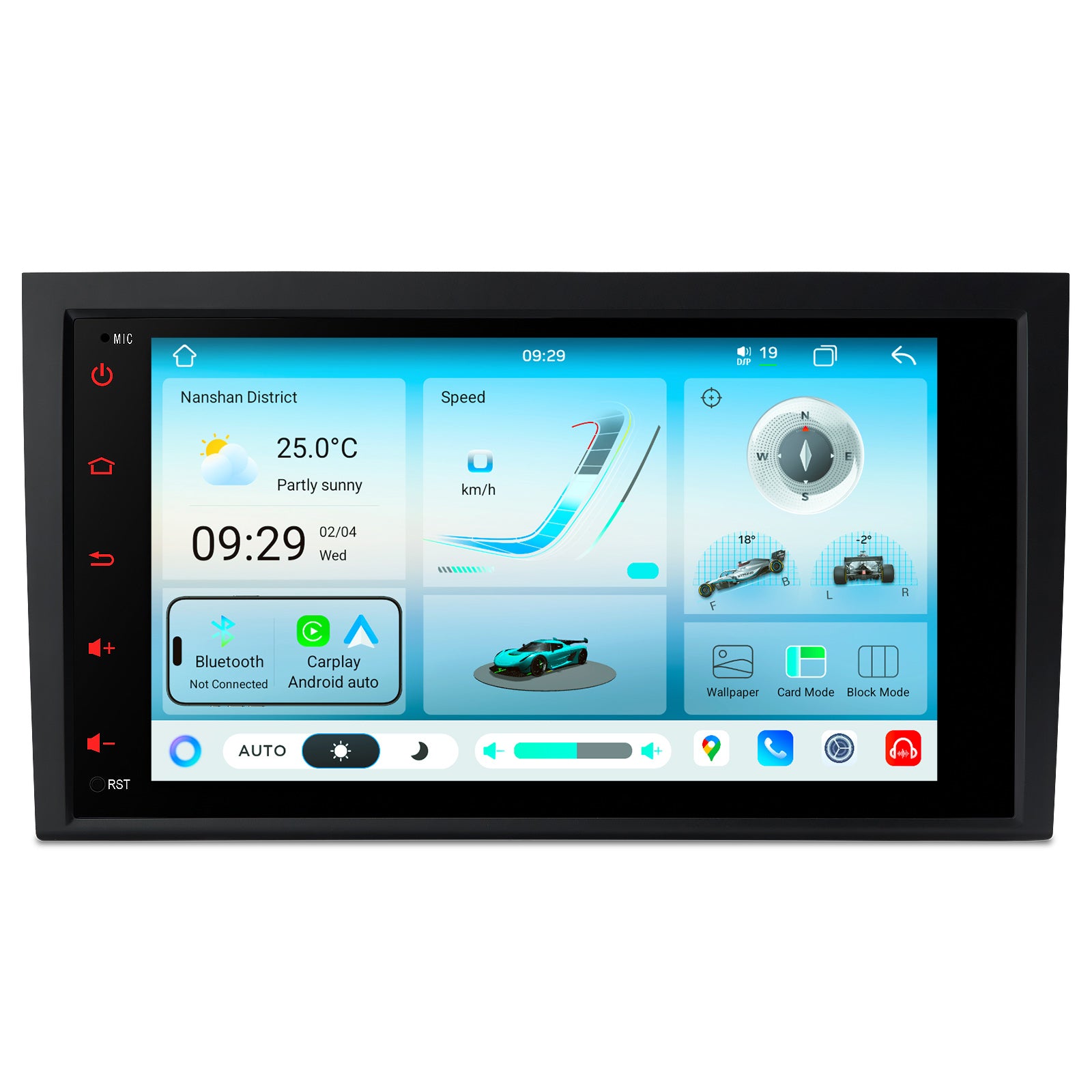 XTRONS IMH84A4AL 8" Android 14 Car Stereo for Audi A4 SEAT Exeo