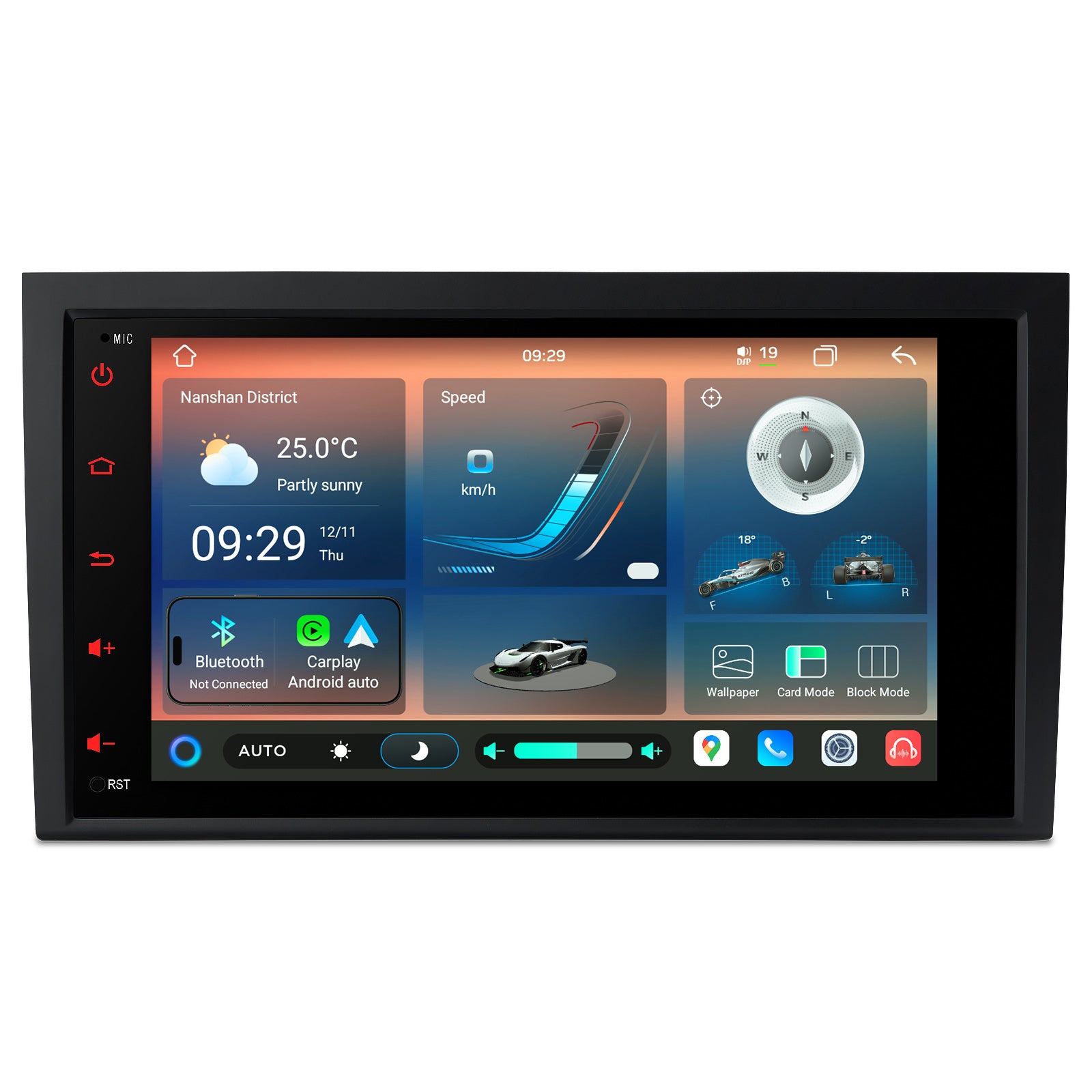 XTRONS IMH84A4AL 8" Android 14 Car Stereo for Audi A4 SEAT Exeo