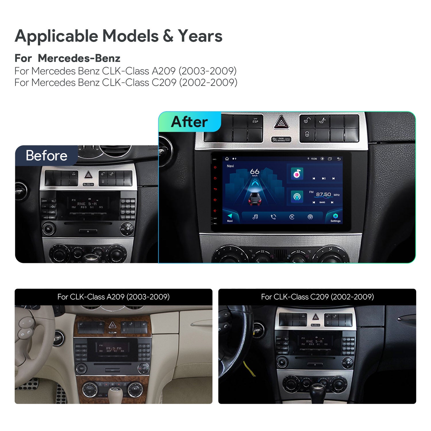 XTRONS IMH94MTVL 9-Inch Android 14 Car Stereo VW Škoda SEAT