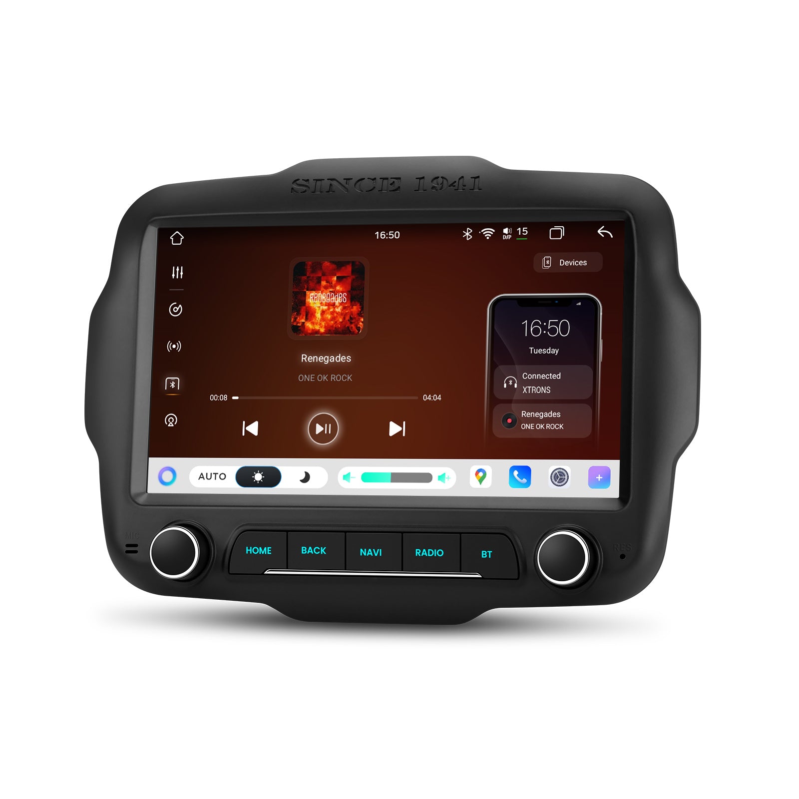 XTRONS IMH94RGJL 9in QLED Wireless CarPlay Android Auto Car Stereo 8GB RAM 128GB ROM