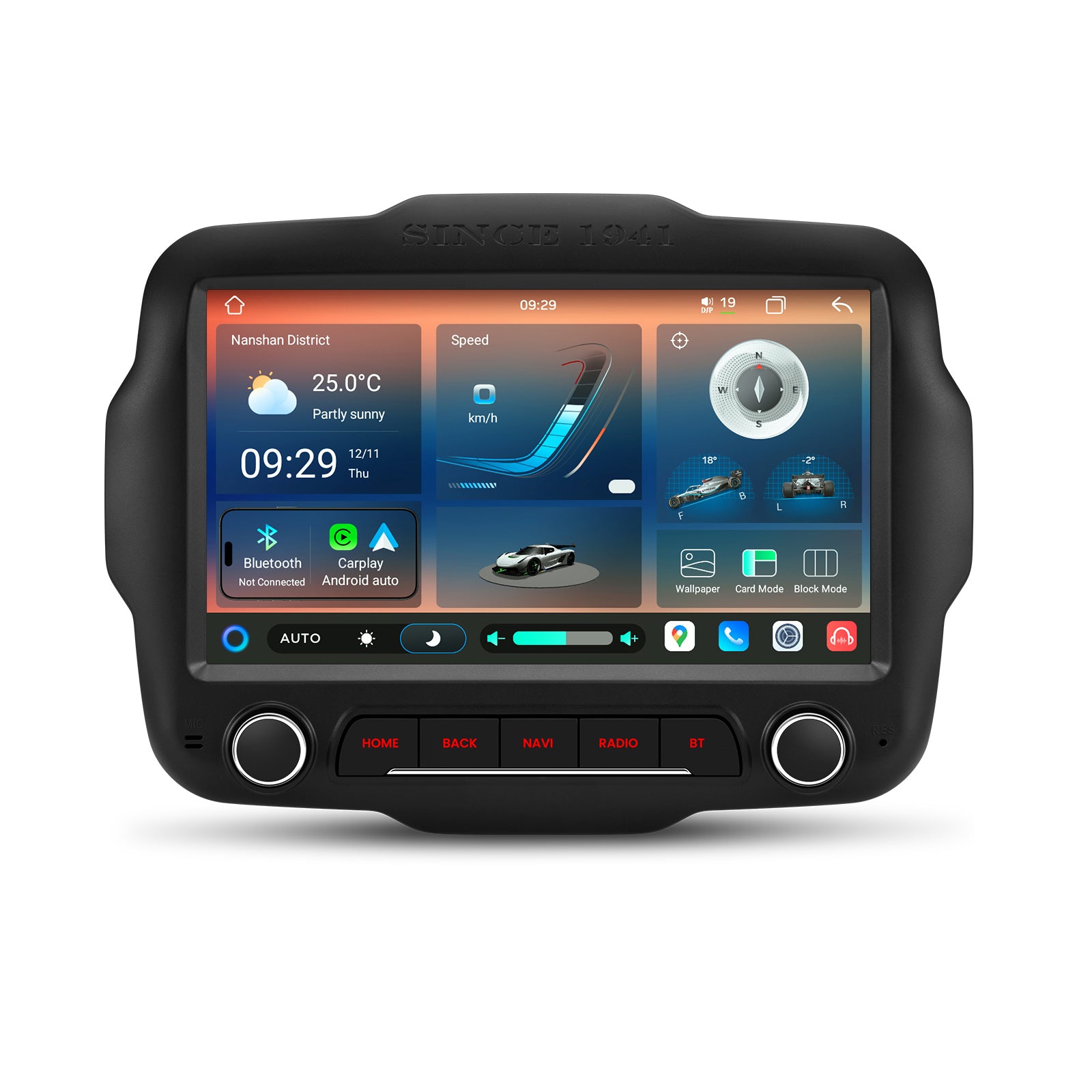 XTRONS IMH94RGJL 9in QLED Wireless CarPlay Android Auto Car Stereo 8GB RAM 128GB ROM