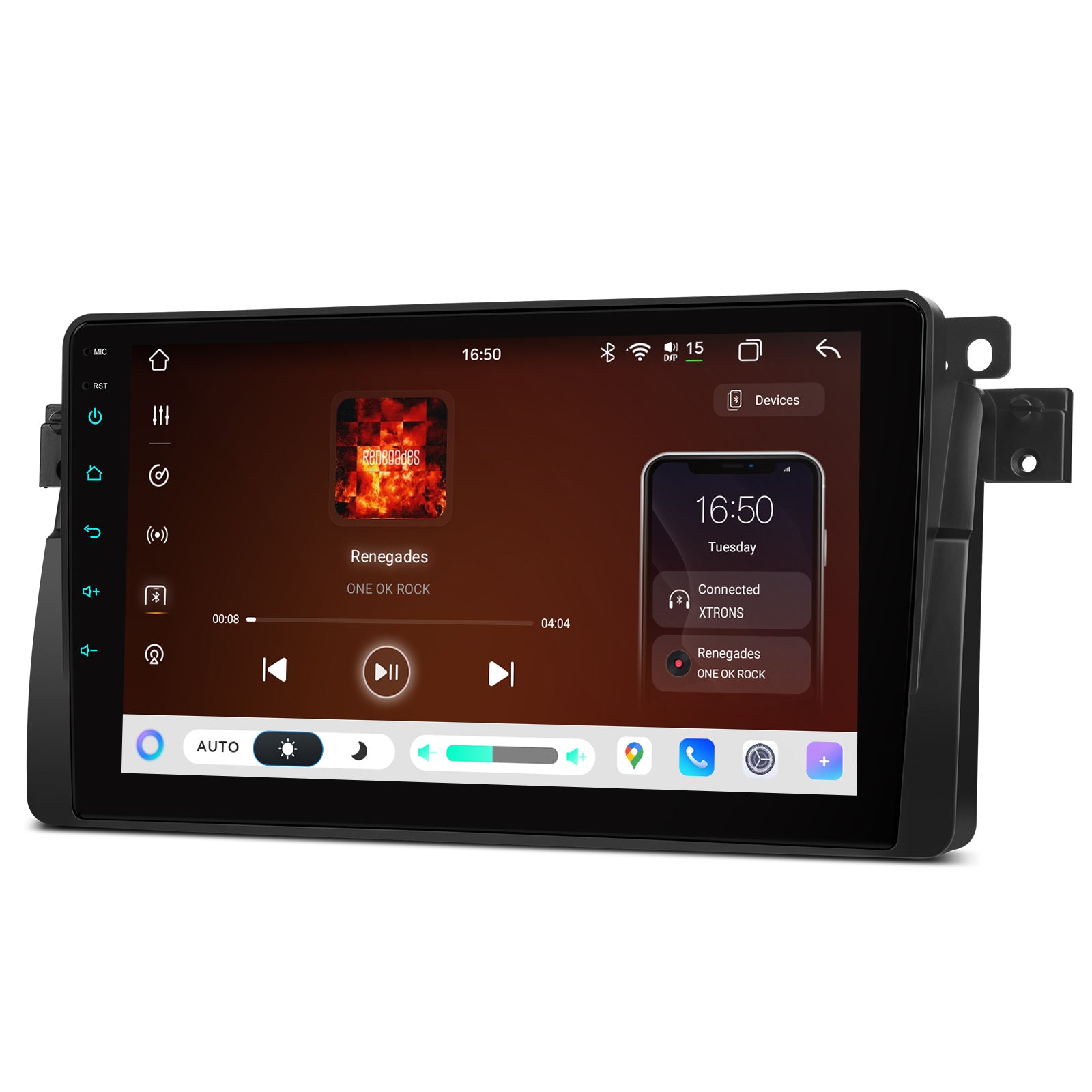XTRONS IMHP9446B 9" Android 14 Car Stereo for BMW E46 Wireless CarPlay