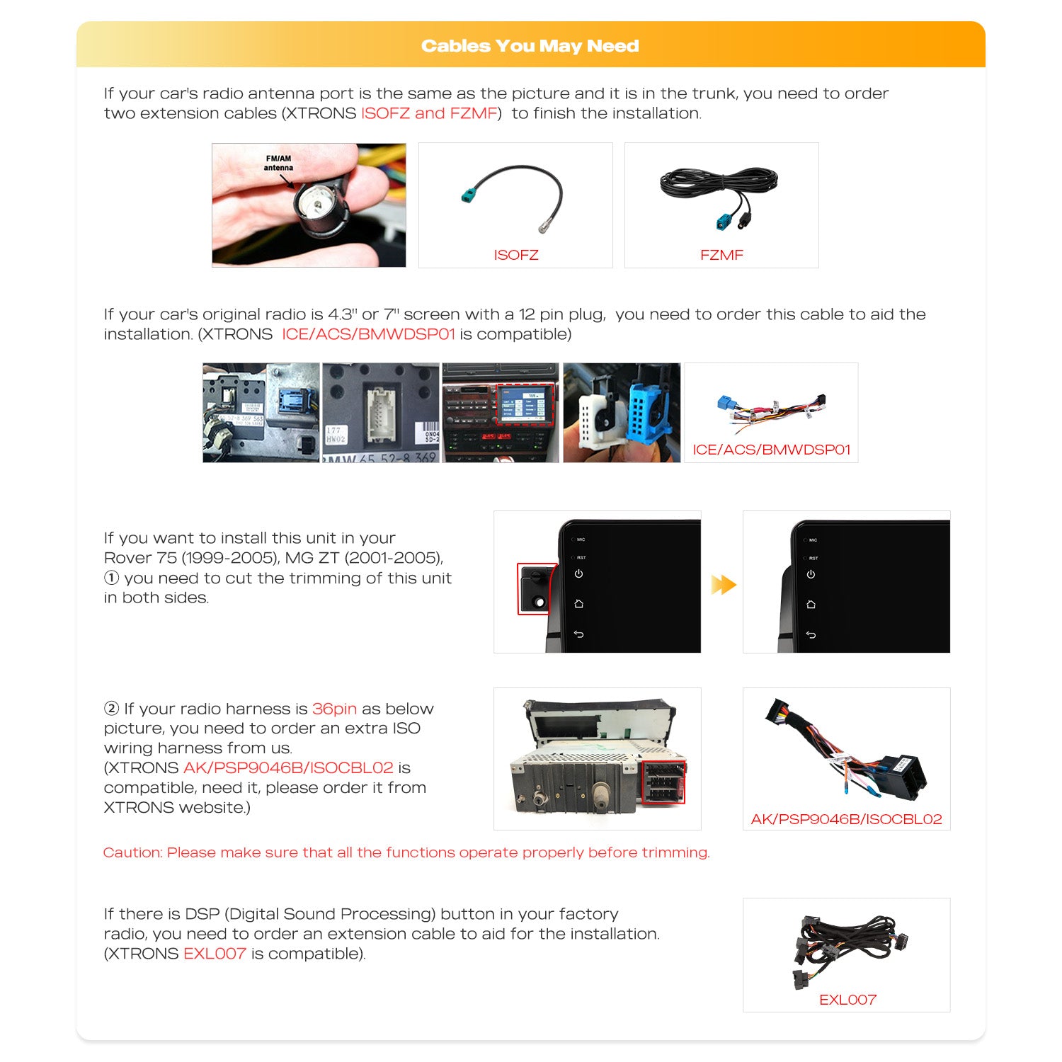XTRONS IMHP9446B 9" Android 14 Car Stereo for BMW E46 Wireless CarPlay