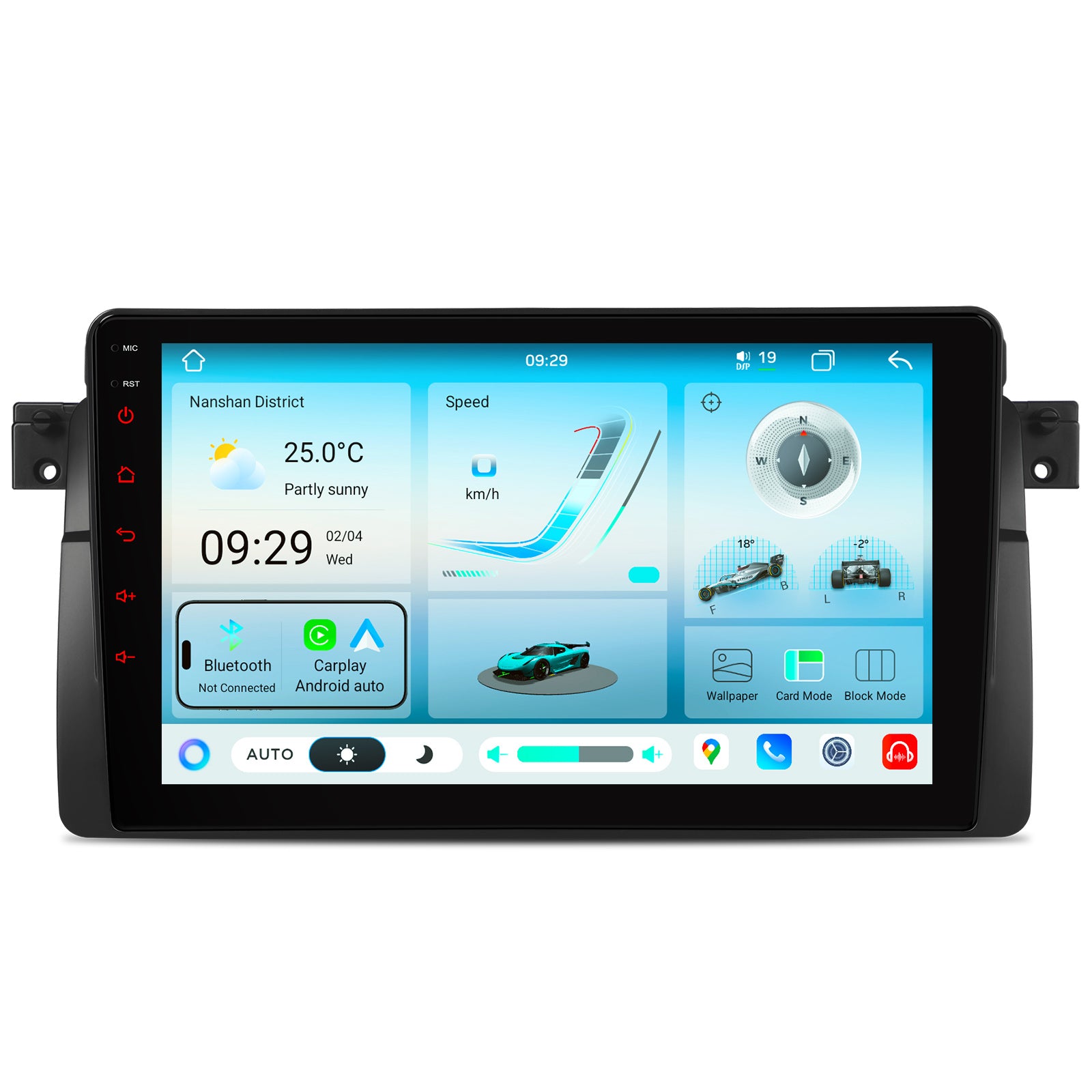 XTRONS IMHP9446B 9" Android 14 Car Stereo for BMW E46 Wireless CarPlay