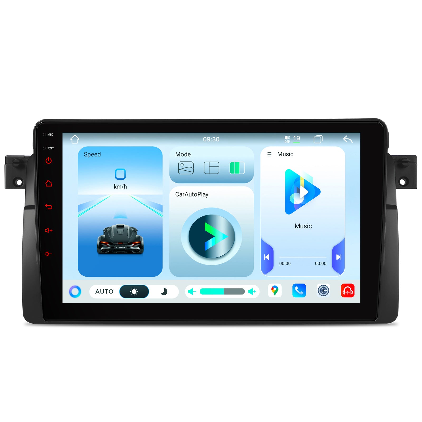 XTRONS IMHP9446B 9" Android 14 Car Stereo for BMW E46 Wireless CarPlay