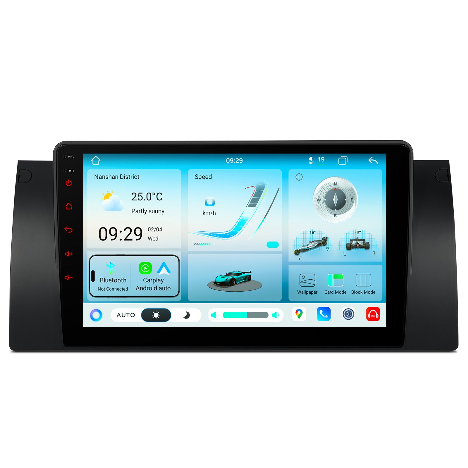 XTRONS IMHP9453B 9in Android 14 Car Stereo for BMW X5 E53